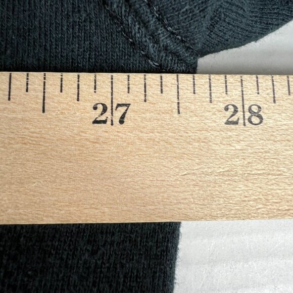 VTG 90s NIKE Sweatshirt Extra Extra Large Black Faded Embroidered Crewneck USA - Picture 13 of 14